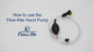 How to use the Flow-Rite Hand Pump