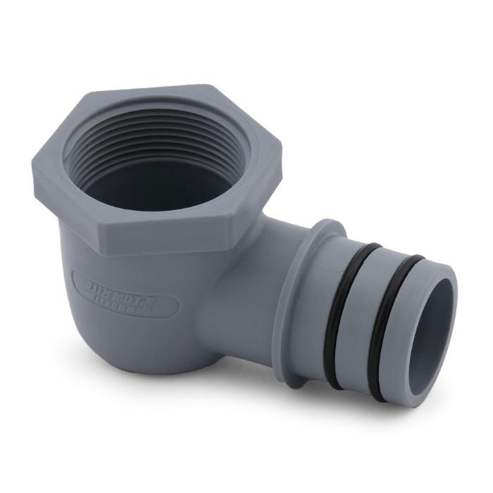 1-1/2" Qwik-Lok Male x 1-1/2" 12 UNF Female, Elbow
