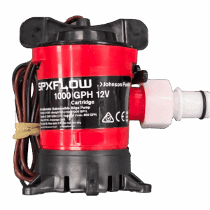 Bilge Pump - Johnson L650, 1,000 GPH, 3/4" Qwik-Lok Discharge