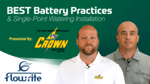 best battery practices and single point watering installation