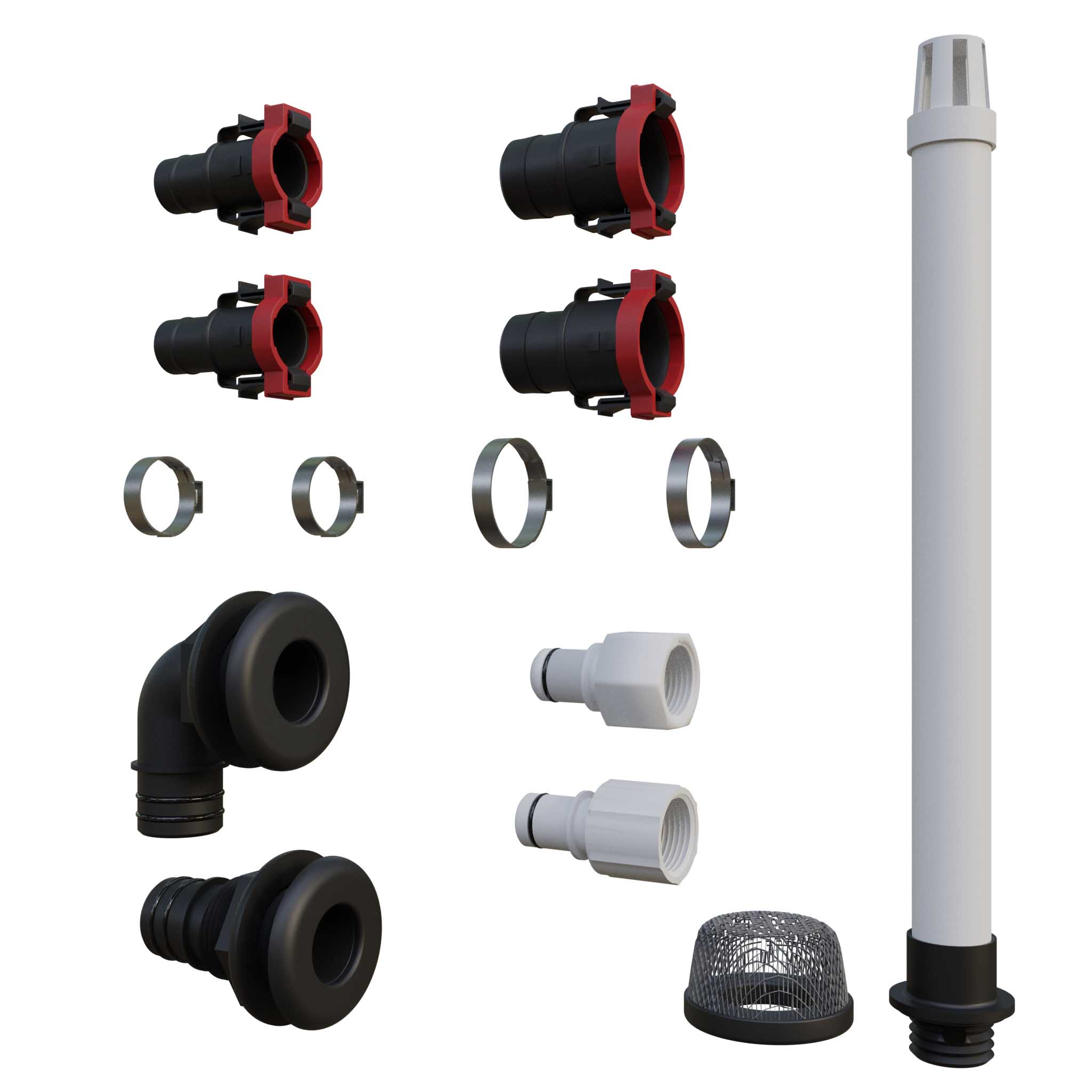 PowerStream Nozzle Aerator and Overflow Kit FlowRite Controls