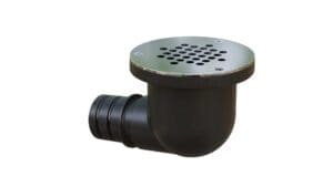 MA-319--01 - 1-1/2" stainless steel deck drain, qwik-lok connection