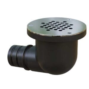 MA-319--01 - 1-1/2" stainless steel deck drain, qwik-lok connection